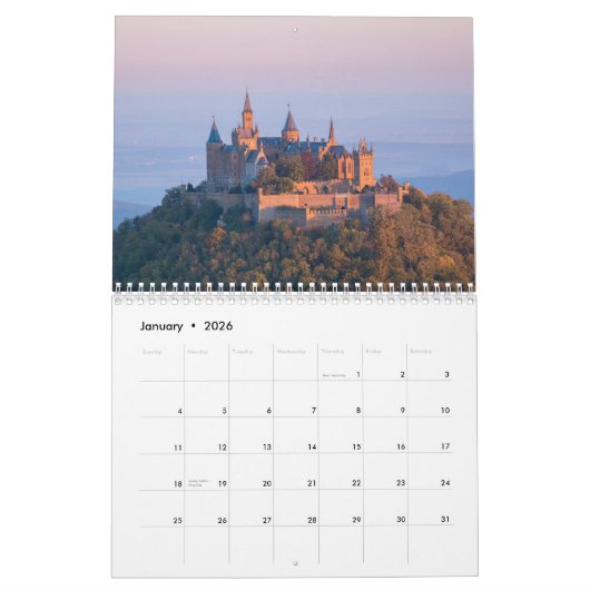 Castles Calendar Kalender (Jan 2026)