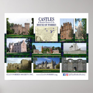 Castles & Mansion Houses of the House of Forbes Poster