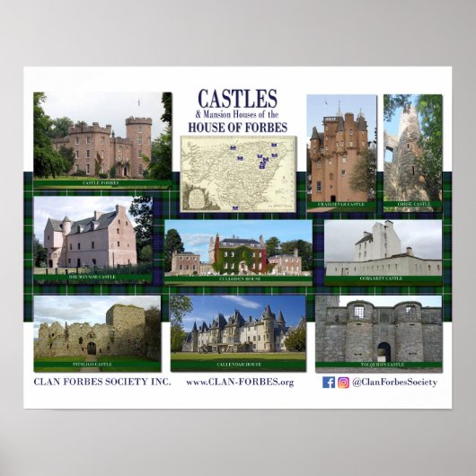 Castles & Mansion Houses of the House of Forbes Poster (Voorkant)