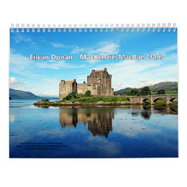 Castles of 13 Scottish Highland Clans Kalender