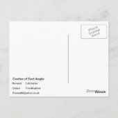 Castles of East Anglia Briefkaart (Achterkant)