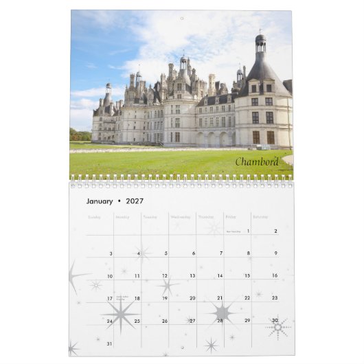 Castles of France, 2011 Kalender (Jan 2027)
