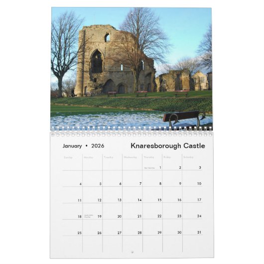 Castles of North Yorkshire - 2020 Kalender (Jan 2026)