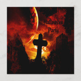 Castles & Vampire Skulls (op de rug) Halloween Par Kaart