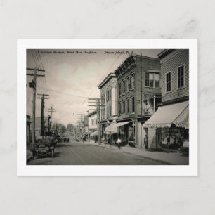 Castleton Ave., Staten Island, New York Briefkaart