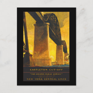 "Castleton Cut-off" New York Central Lines Briefkaart