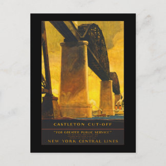 "Castleton Cut-off" New York Central Lines Briefkaart