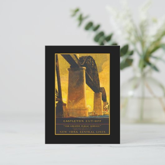 Castleton Cutoff Bridge Travel Poster op kaarten (Staand voorkant)