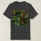Castleton Green Abstract low Polygon Background 2 T-shirt (Design voorkant)