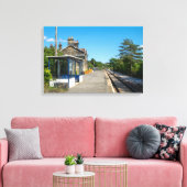 Castleton Moor Railway Station Canvas Afdruk (Insitu (Woonkamer))