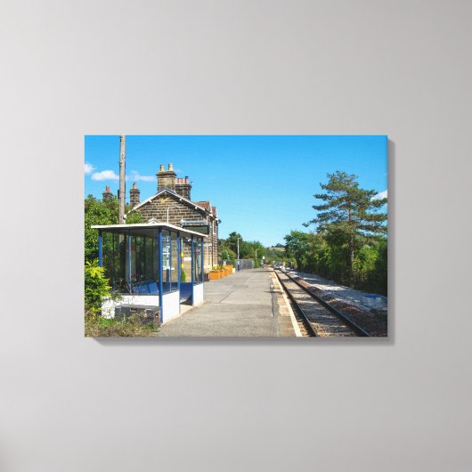 Castleton Moor Railway Station Canvas Afdruk (Voorkant)
