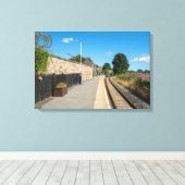 Castleton Moor Railway Station Canvas Afdruk (Insitu (Houten vloer))