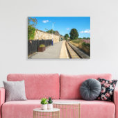 Castleton Moor Railway Station Canvas Afdruk (Insitu (Woonkamer))