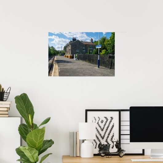 Castleton Moor Railway Station Poster (Thuiskantoor)