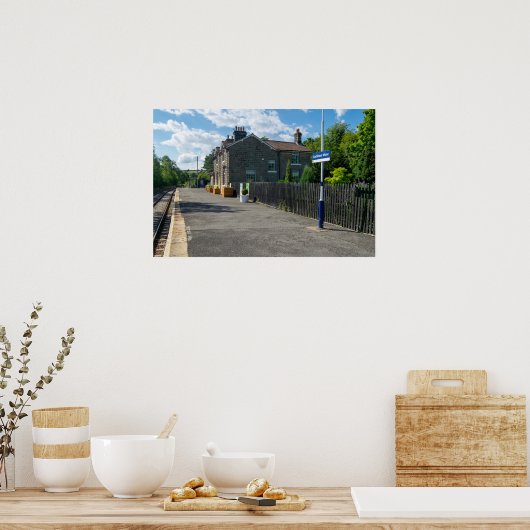 Castleton Moor Railway Station Poster (Keuken)
