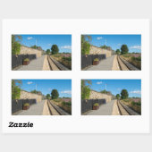 Castleton Moor Railway Station Rechthoekige Sticker (Vel)