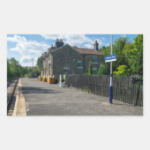 Castleton Moor Railway Station Rechthoekige Sticker (Voorkant)