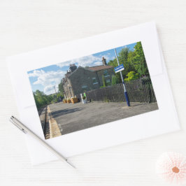 Castleton Moor Railway Station Rechthoekige Sticker