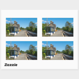 Castleton Moor Railway Station Rechthoekige Sticker