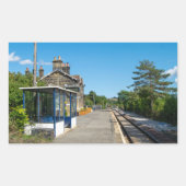 Castleton Moor Railway Station Rechthoekige Sticker (Voorkant)