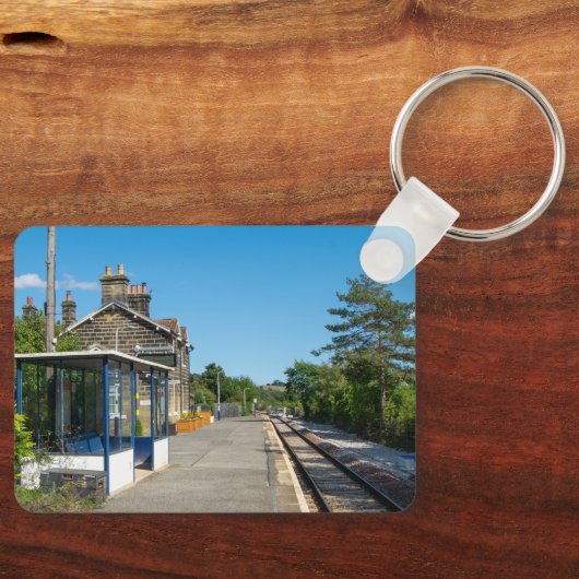 Castleton Moor Railway Station Sleutelhanger (Voorkant)