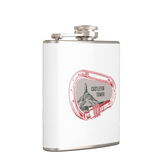 Castleton Tower, klimmer Carabiner Heupfles (Rechts)