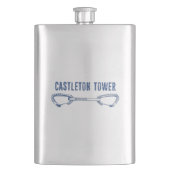 Castleton Tower klimt Quickdraw Flacon (Voorkant)