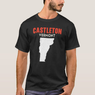 Castleton Vermont Verenigde Staten State America T T-shirt