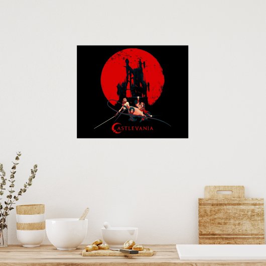 Castlevania Fan Art Merch Poster (Keuken)