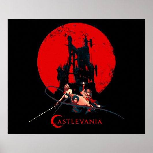 Castlevania Fan Art Merch Poster (Voorkant)