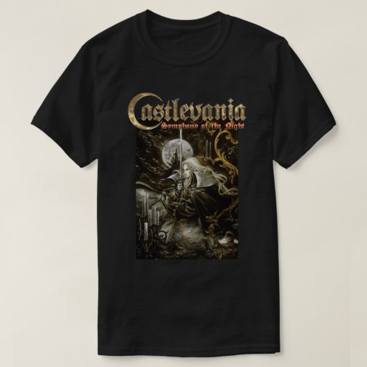 Castlevania - Symphonie de la nuit T-shirt classiq (Design voorkant)
