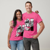 Castlevania zwart-wit strip panels t-shirt (Unisex)