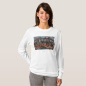 Castlewood, Colorado - grote lettertjes T-shirt (Voorkant volledig)