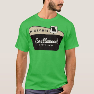 Castlewood State Park Missouri Welkomstbord T-shirt