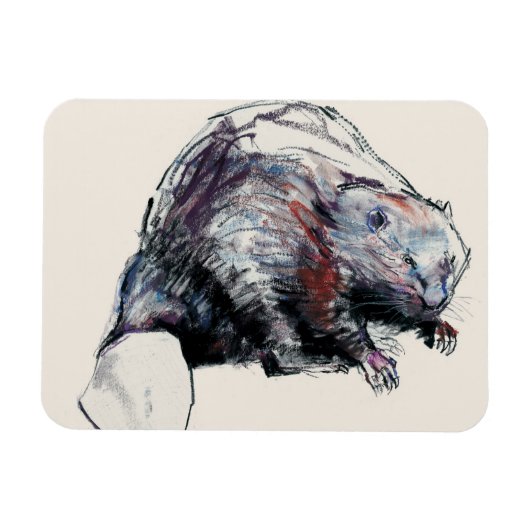 Castor Fiber 2001 Magneet (Horizontaal)