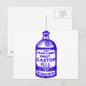 Castor Oil. Ja! Briefkaart (Voorkant / Achterkant)