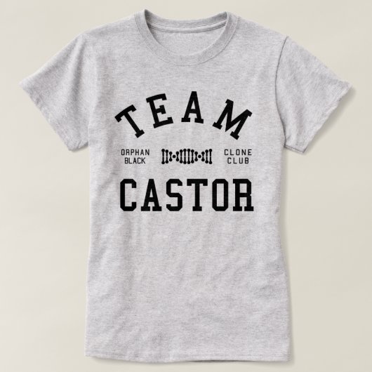 Castor voor het orphan Black Team T-shirt (Design voorkant)