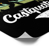Castquatch Funny B Fisherman Vist Meme Poster (Hoek)