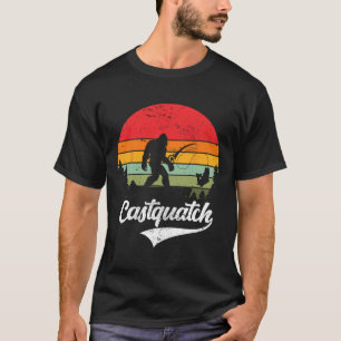 Castquatch Grappige B Visser Visvangst Meme T-shirt
