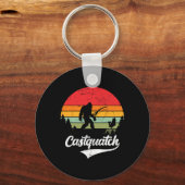 Castquatch Grappige Byss Visser Vissen Meme  Sleutelhanger (Voorkant)