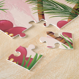 Castrie Saint Lucia vintage reisposter Legpuzzel