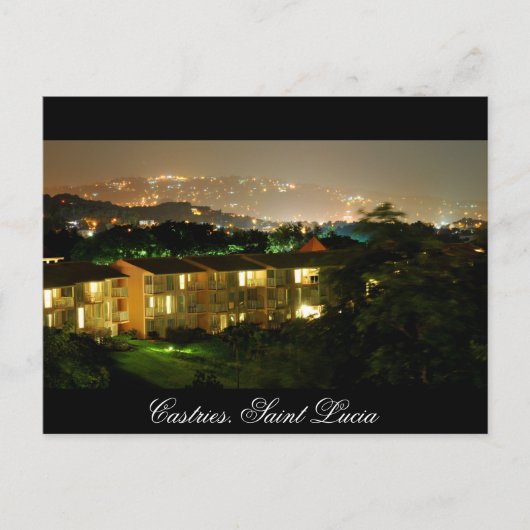 Castries. Saint Lucia Briefkaart (Voorkant)
