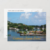 Castries, Saint Lucia Briefkaart (Voorkant / Achterkant)