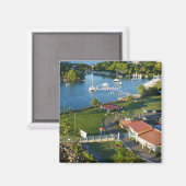 Castries Saint Lucia Caribbean Island Magneet (Voorkant / Achterkant)