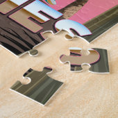 Castries Saint Lucia exotische tropische reisposte Legpuzzel (Zijkant)