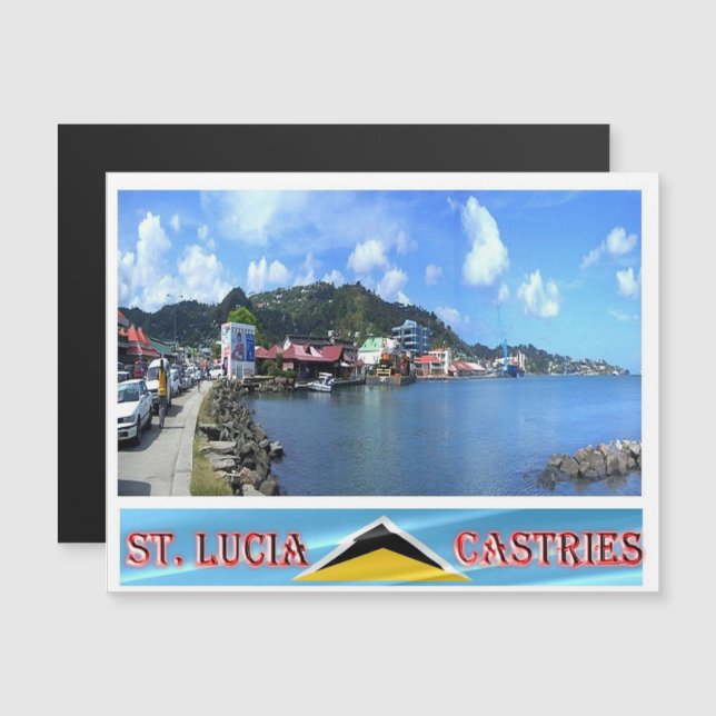 Castries - Saint Lucia - Panorama - (Voorkant / Achterkant)
