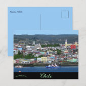 Castro Chile Briefkaart (Voorkant / Achterkant)