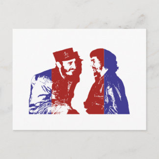 Castro en Che Briefkaart