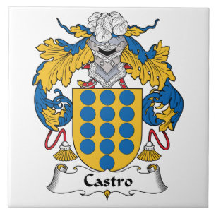 Castro Family Crest Tegeltje