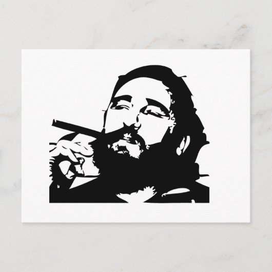 Castro Fidel cuban revolutie Briefkaart (Voorkant)